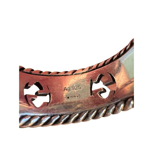 Gucci Sterling Silver GG Flower Ring w/Box & Dustbag Size 6.5 - Picture 9 of 11